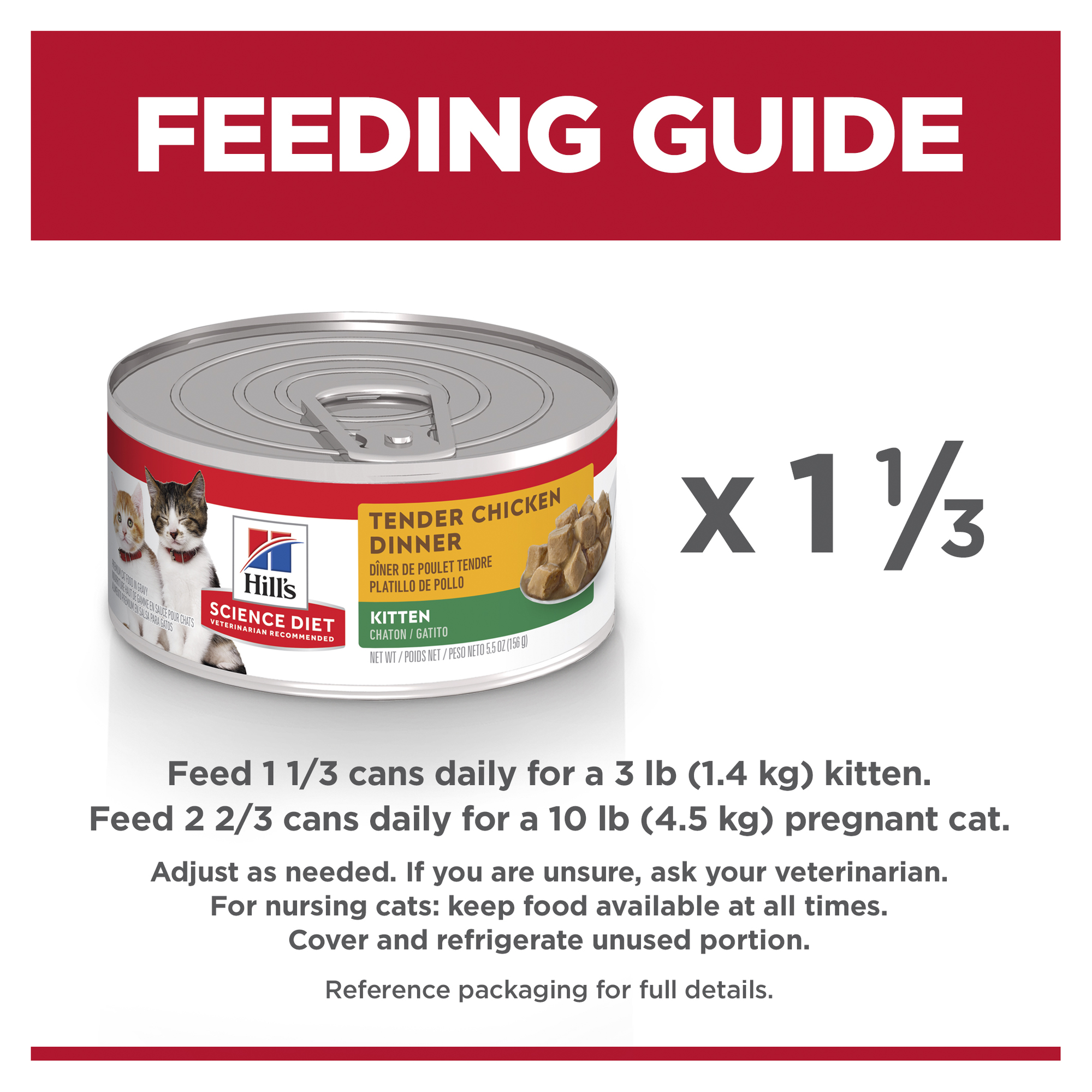 Hill's Science Diet Canned Cat Food Kitten Tender Dinners Chicken 02