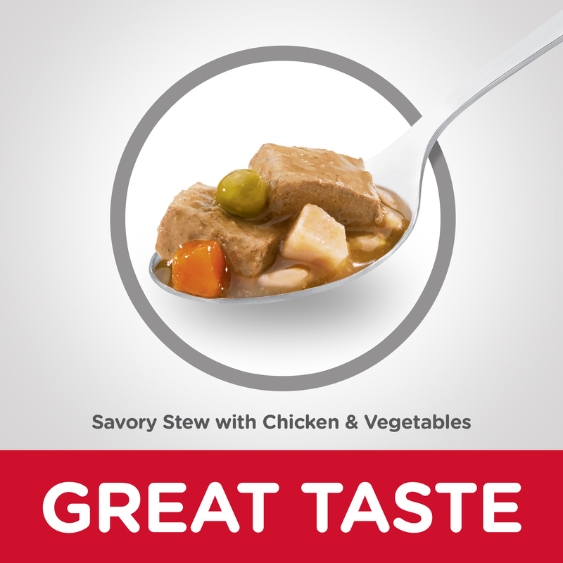 Hill's Science Diet Canned Dog Food Adult Savory Stew Chicken & Vegetable 05
