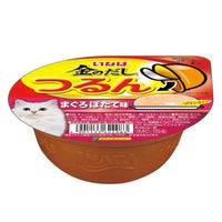 Ciao Tuna with Scallop Flavour Pudding, a single sealed cup of jelly-set treat