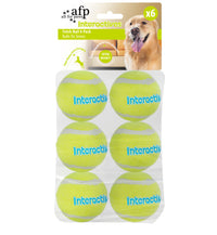 All for Paws AFP Interactives fetch refill tennis balls, six-pack in its hanging card