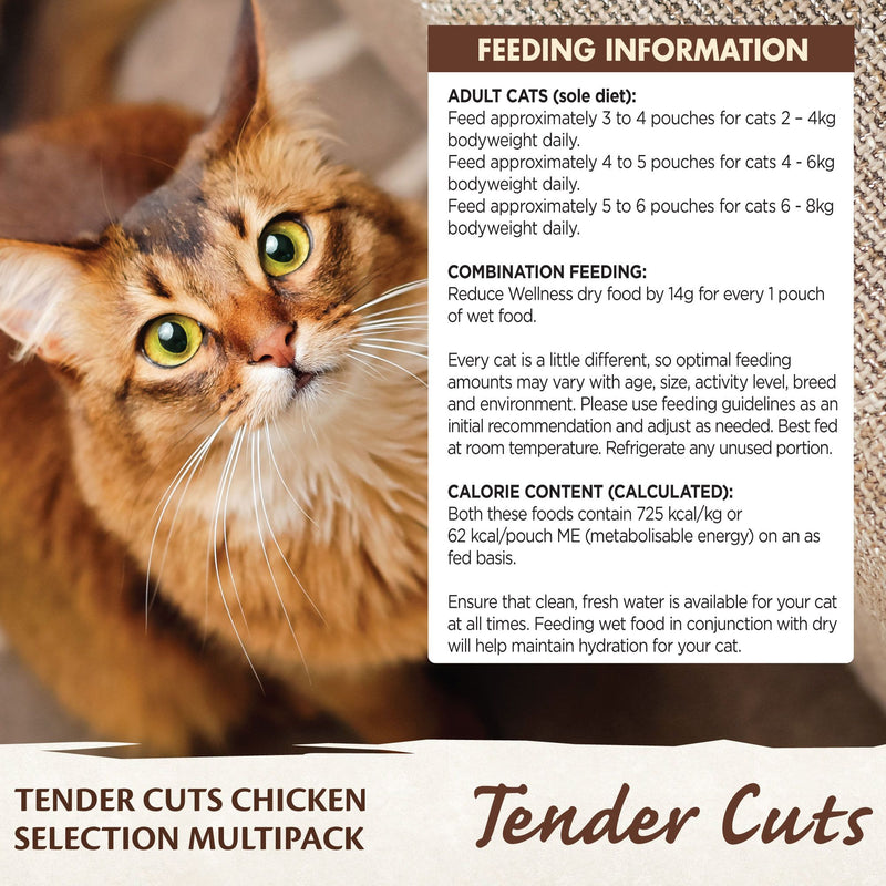 Wellness Core Wet Cat Food Tender Cuts Chicken Selection Multipack