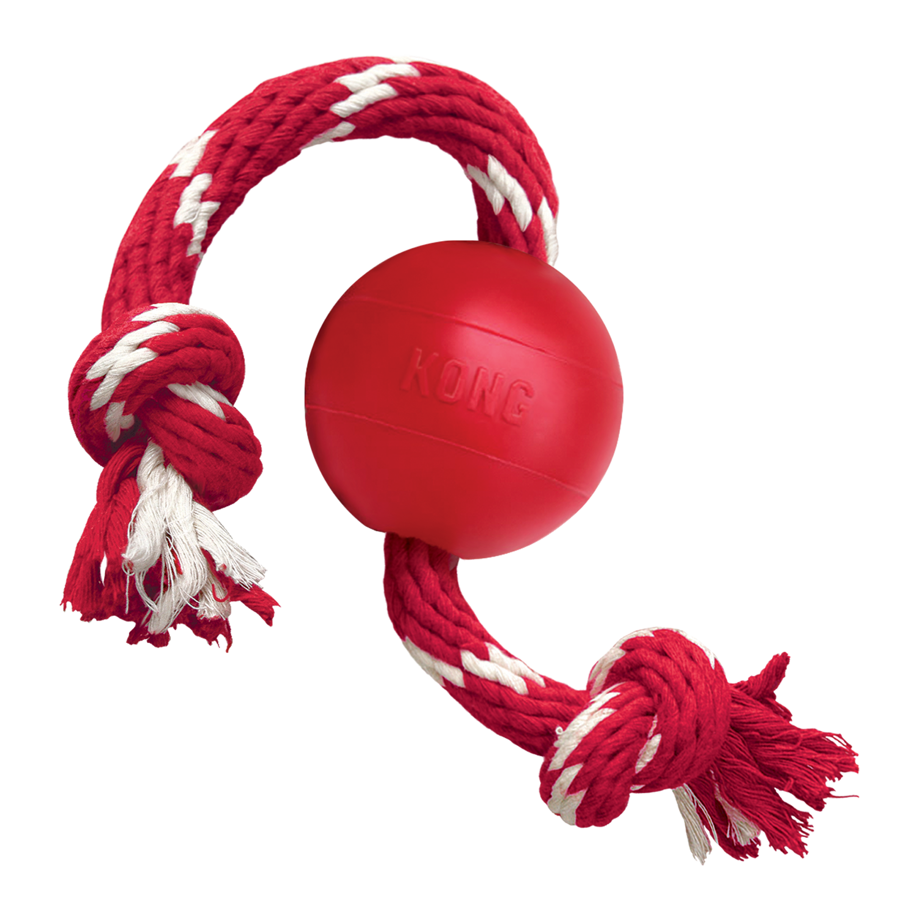 KONG Dog Toys Ball with Rope 02