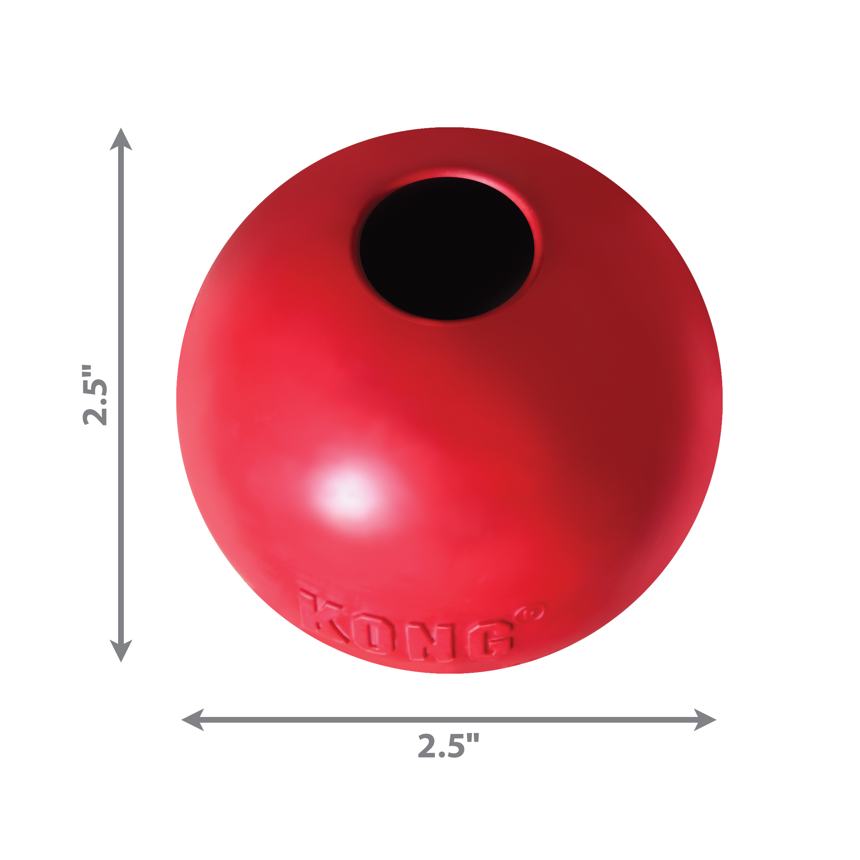 KONG Dog Toys Ball with Hole 03