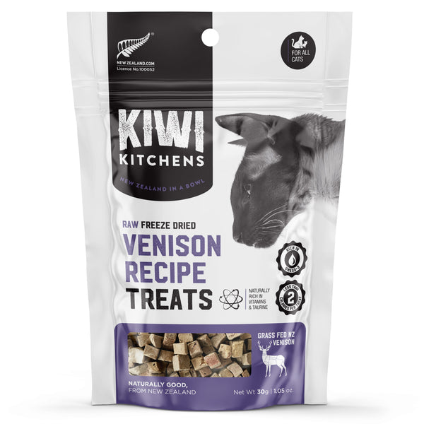 Kiwi Kitchens Freeze-Dried Cat Treat Venison 30g
