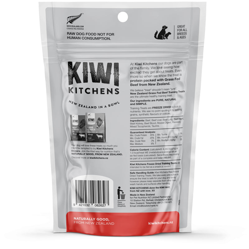 Kiwi Kitchens Freeze-Dried Dog Training Treat Beef 01