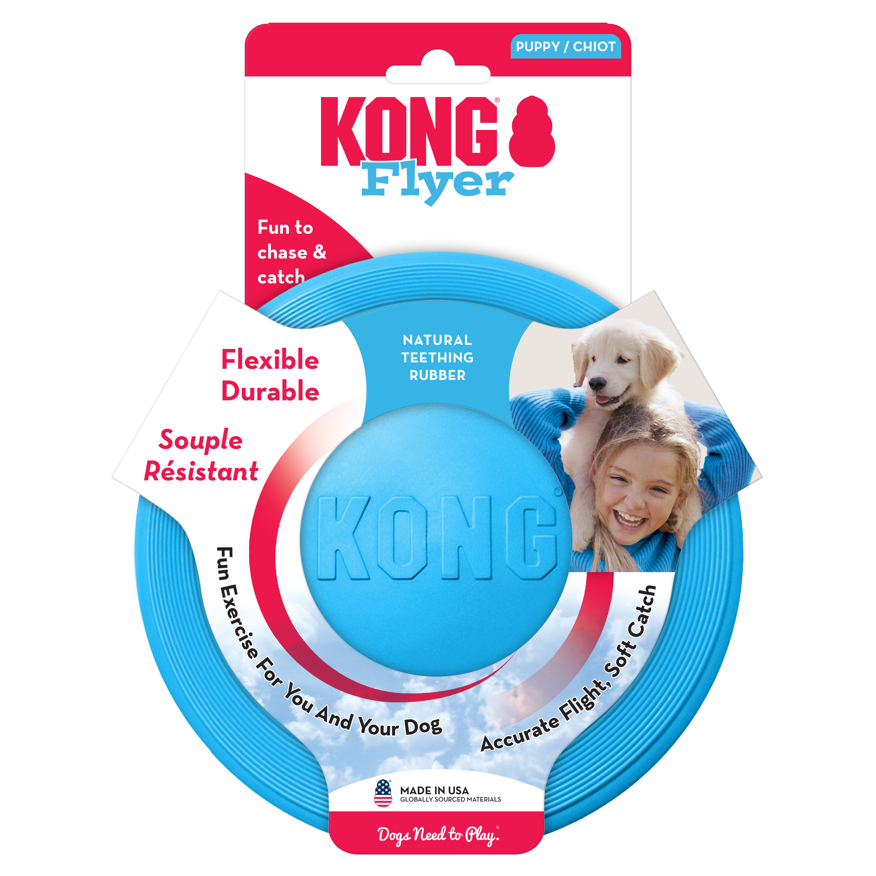 KONG Dog Toys Puppy Flyer 01
