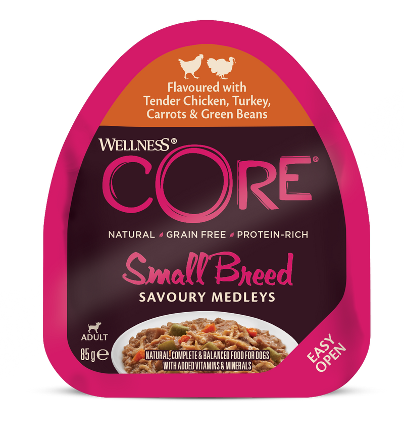 Wellness Core Wet Dog Food Small Breed Savoury Medleys Farmer Selection Multipack