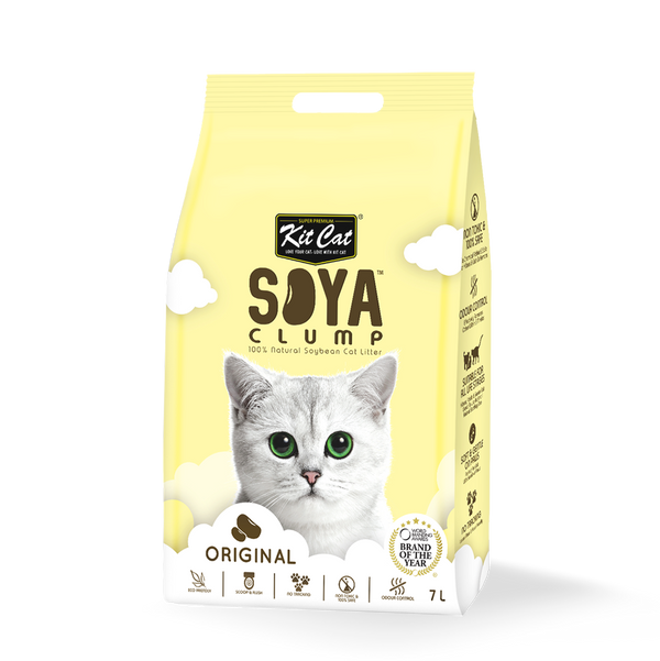 Kit Cat Soya Clump Cat Litter 7L