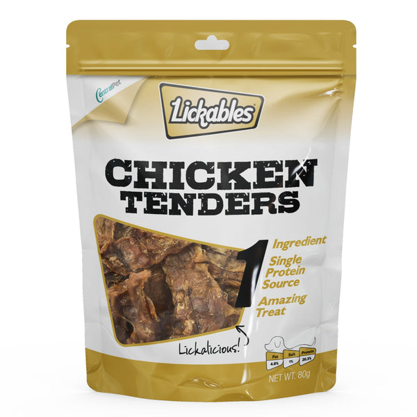 Lickables Dog Treats Chicken Tenders 80g