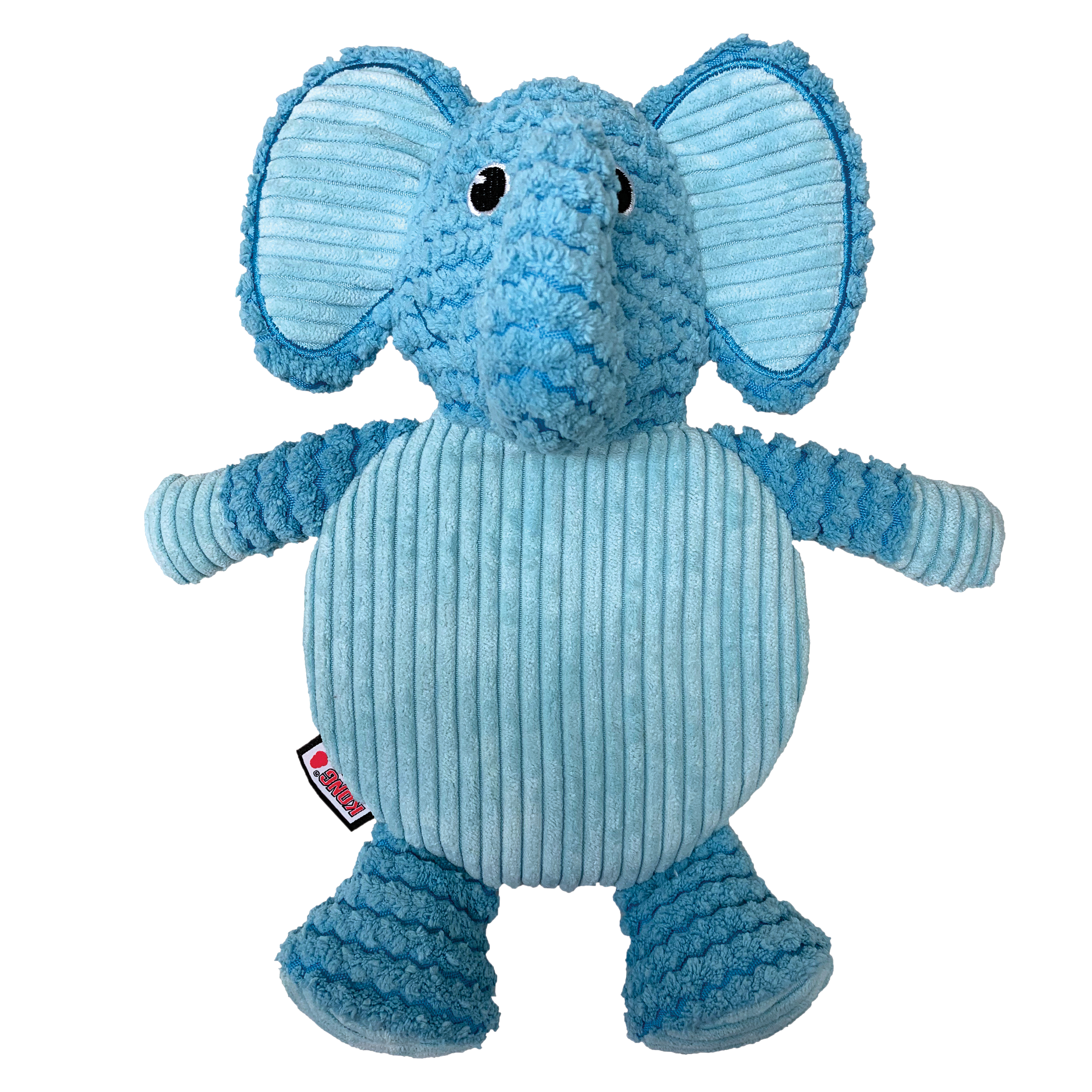 KONG Dog Toys Low Stuff Crackle Tummiez Elephant 02