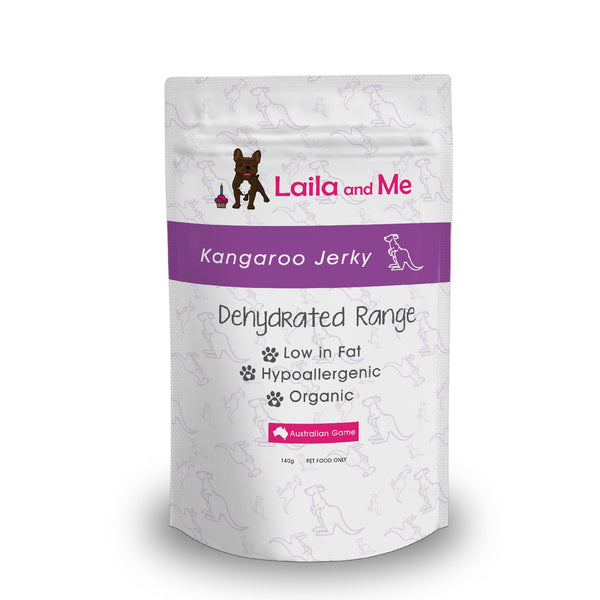 Laila & Me Dehydrated Range Dog Treats Kangaroo Jerky