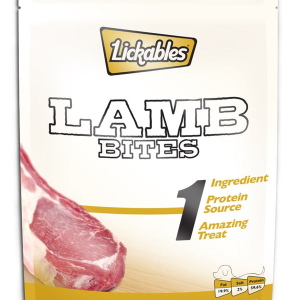 Lickables Dog Treats Lamb Bites 50g