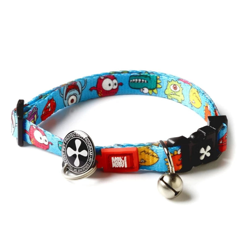 Max & Molly Smart Id Cat Collar - Little Monsters 01