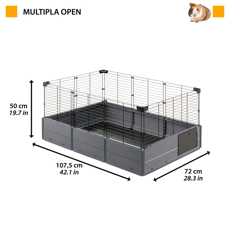 Ferplast Multipla Open Modular Open Cage for Guinea Pigs with Accessories 08