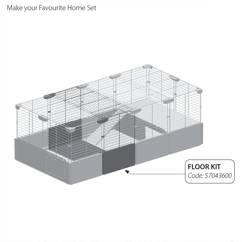 Ferplast Multipla Modular Cage for Rabbits and Guinea Pigs with Complete Accessories 24