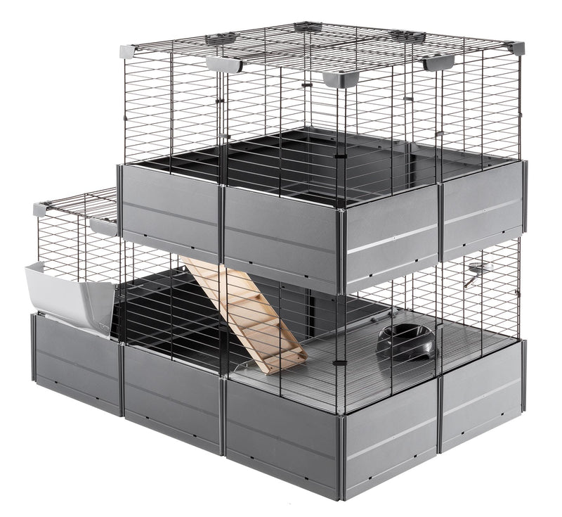 Ferplast Multipla Double Two-Storey Modular Cage with Accessories for Rabbits and Guinea Pigs 14