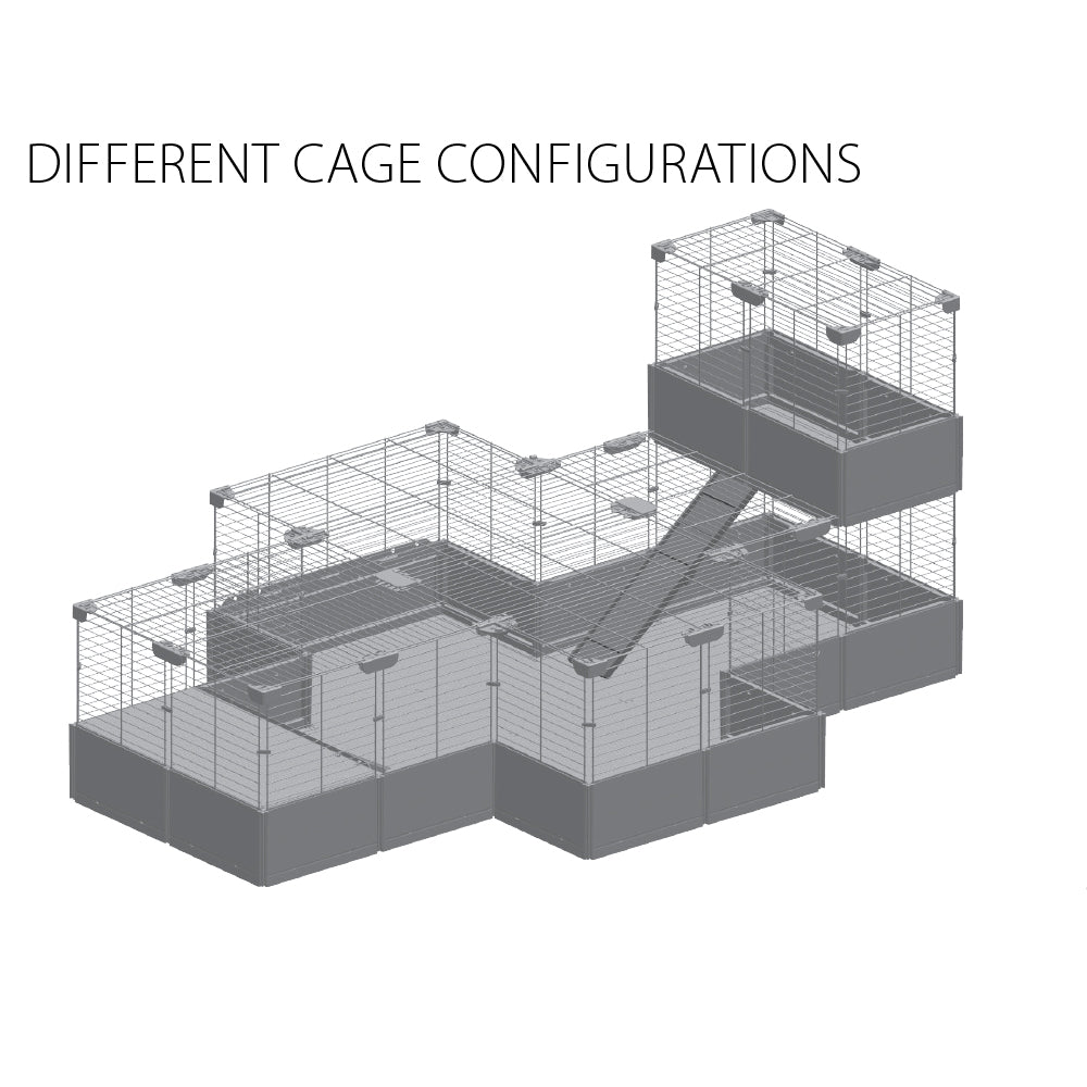 Ferplast Multipla Double Two-Storey Modular Cage with Accessories for Rabbits and Guinea Pigs 20