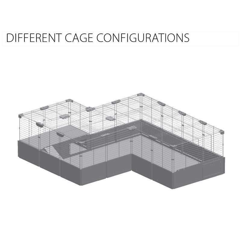 Ferplast Multipla Double Two-Storey Modular Cage with Accessories for Rabbits and Guinea Pigs 22