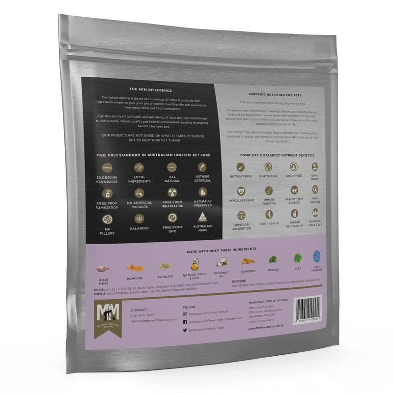 MfM Meals For Meows Dry Kitten Food Hypoallergenic Grain & Gluten Free Goat