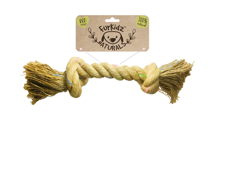 FurKidz Dog Toys Natures Choice Jute Knott Rope