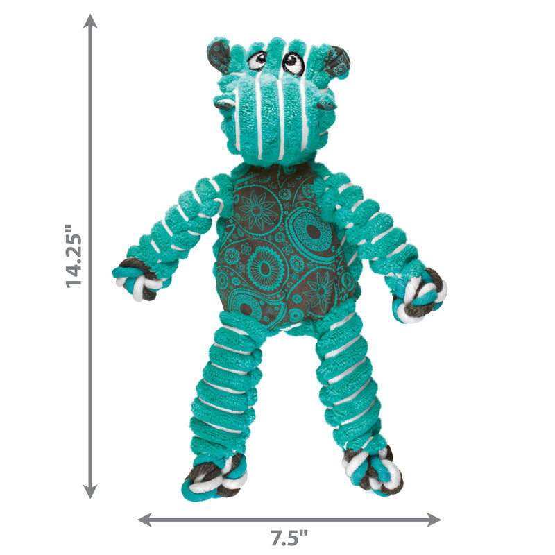 KONG Dog Toys Floppy Knots Hippo 04