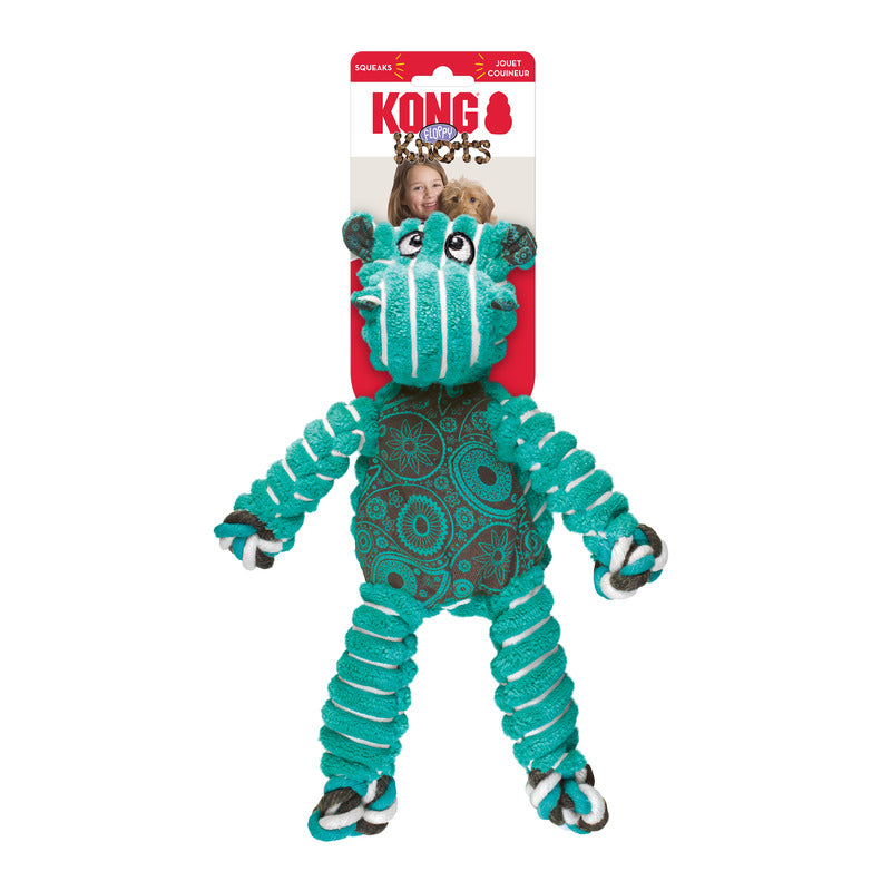 KONG Dog Toys Floppy Knots Hippo 02