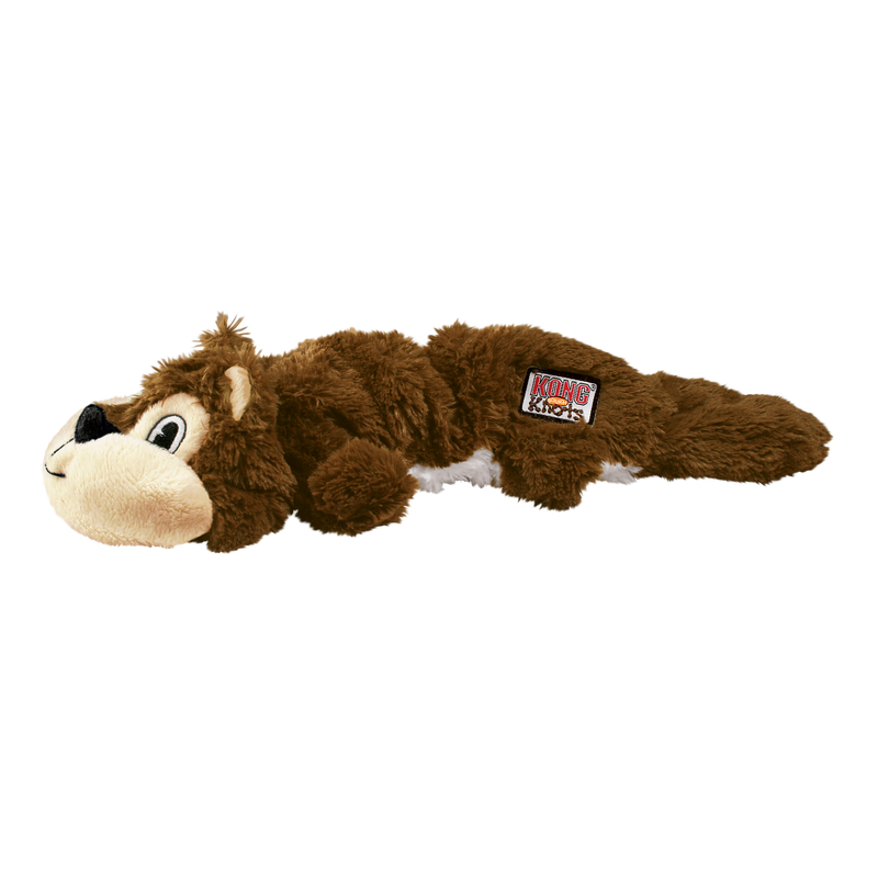 KONG Dog Toys Scrunch Knots Squirrel 03