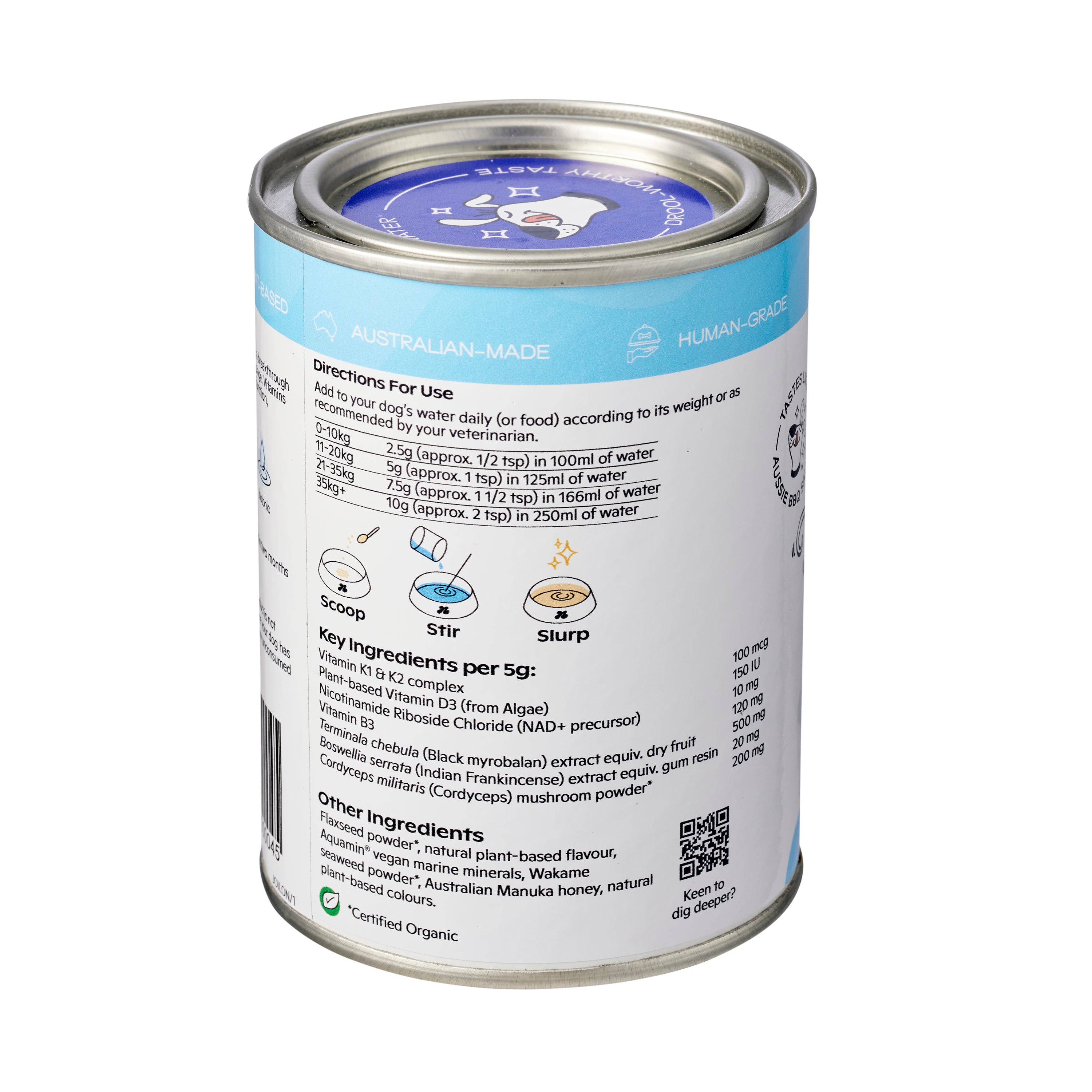 Nectar of The Dogs Joint + Longevity Supplement Powder For Dogs 02