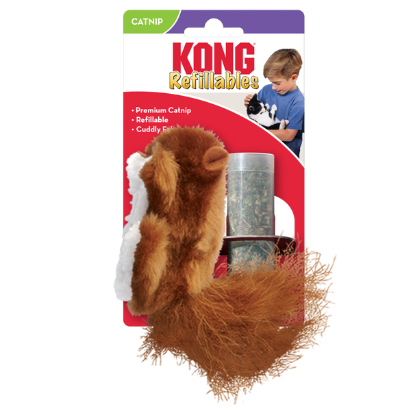 KONG Cat Toys Refillables Squirrel 01