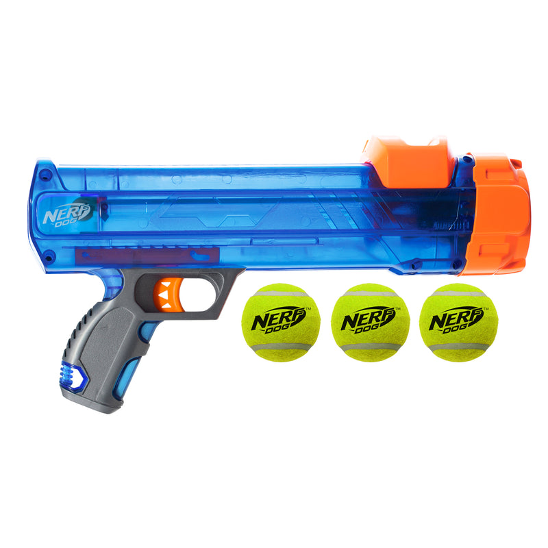 Nerf Dog Toy - Translucent Tennis Ball Blaster Set 40cm 02