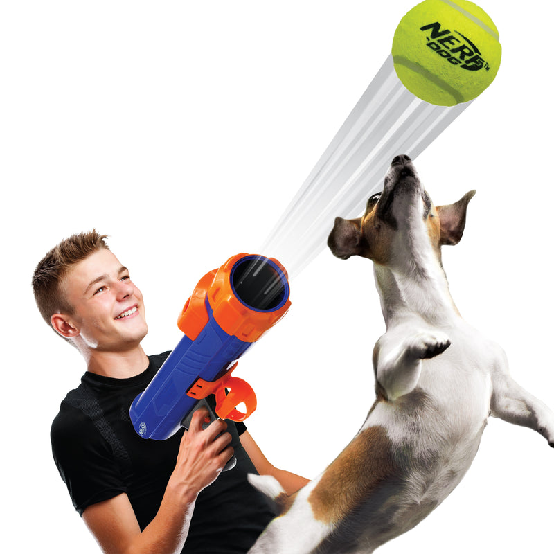 Nerf Dog Toy - Translucent Tennis Ball Blaster Set 40cm 05