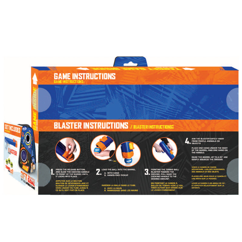 Nerf Dog Toy - Blaster Target Game Set with 3 Balls 02