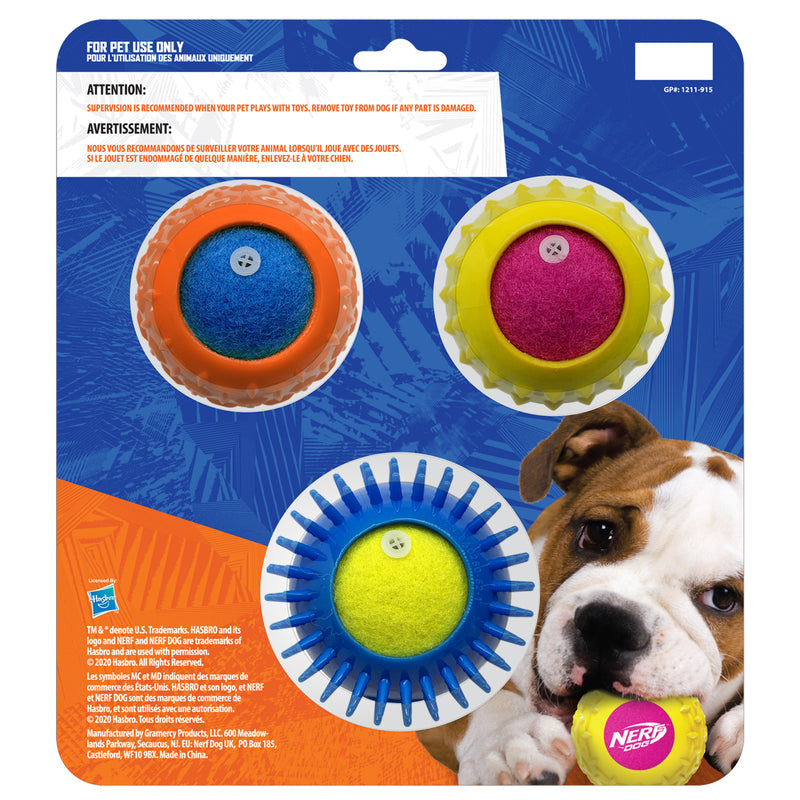 Nerf Dog Toy - Twin Armour Ball Set 3-Pack 02