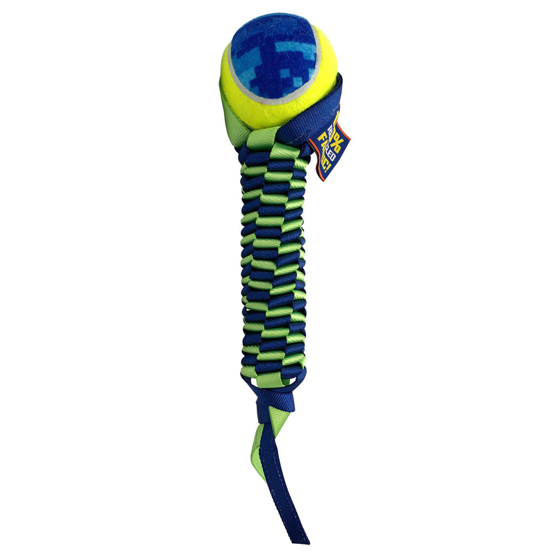 Nerf Grs Nylon Dog Toy - Round Braided Snake With 8cm Ball 04