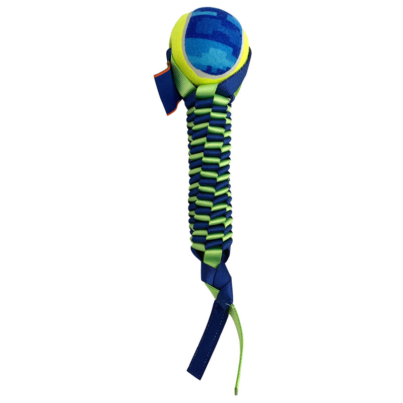 Nerf Grs Nylon Dog Toy - Round Braided Snake With 8cm Ball 05