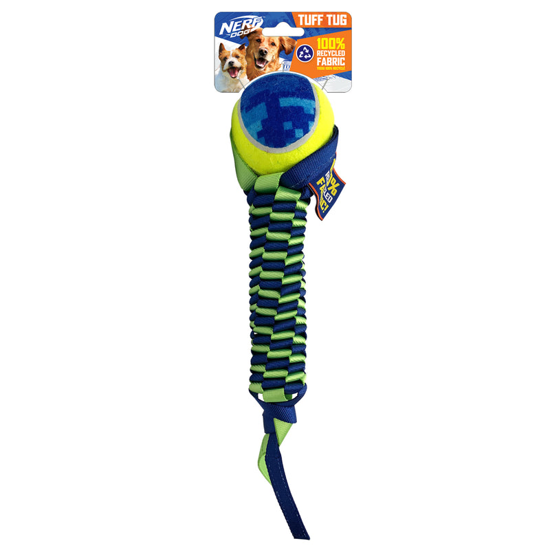 Nerf Grs Nylon Dog Toy - Round Braided Snake With 8cm Ball 01