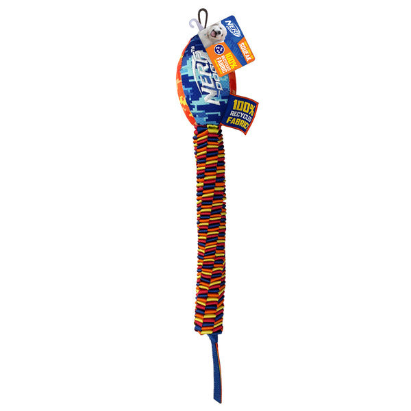 Nerf Grs Nylon Dog Toy - Rainbow Squeak Vortex Chain Tug 01