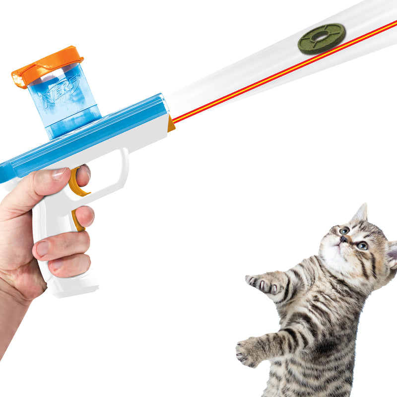 Nerf Cat Toy - Catnip Blaster with 3 Discs 05