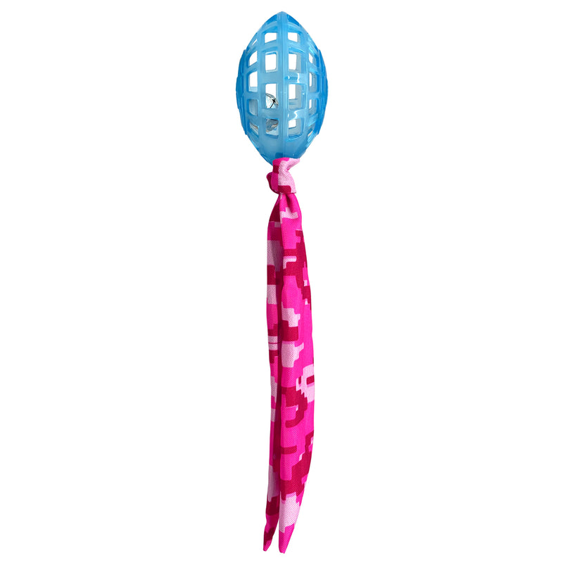 Nerf Cat Toy - Bell Rattle Football with Crinkle Tail 05