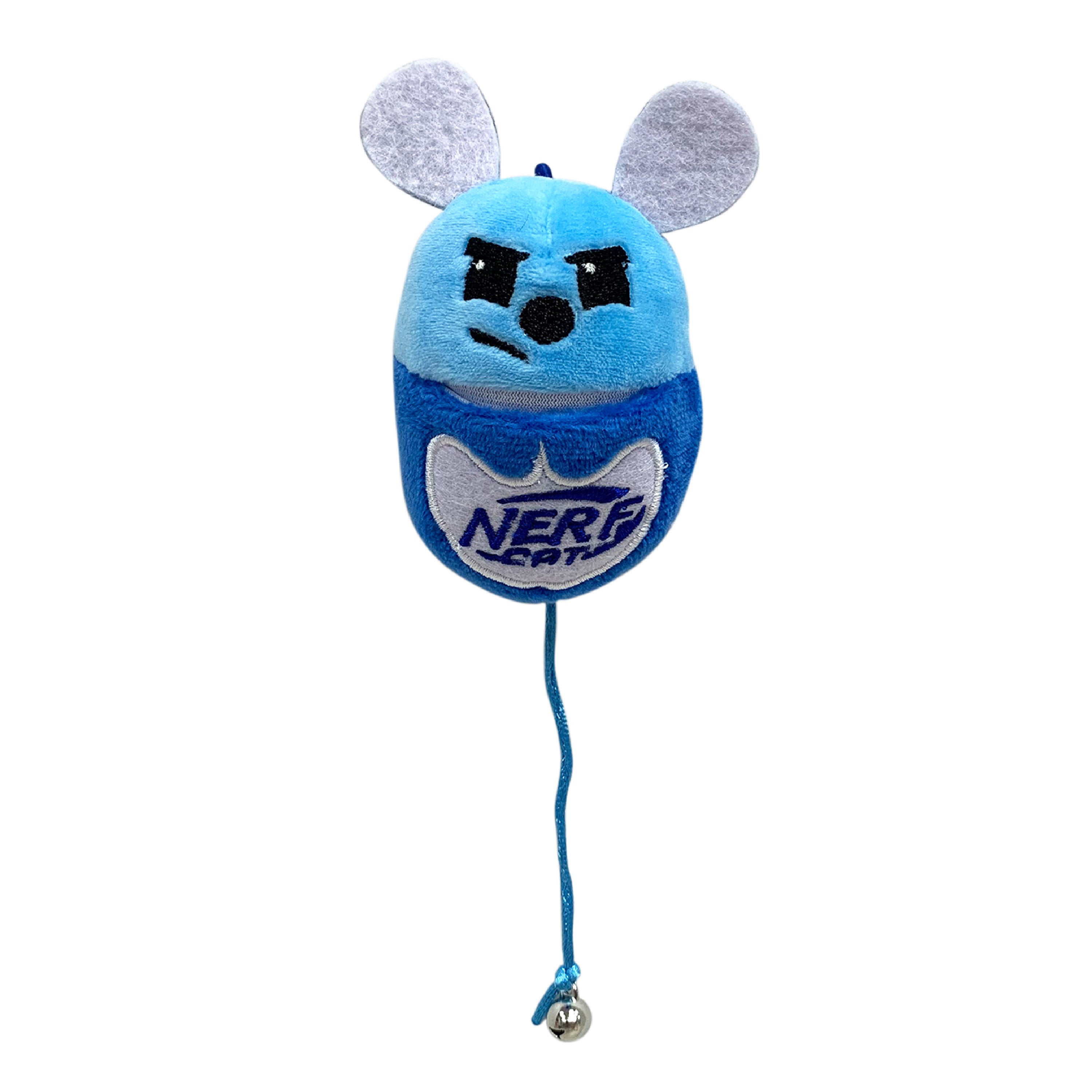 Nerf Cat Toy - Plush Cat with Catnip Pouch & Bell 9cm 03