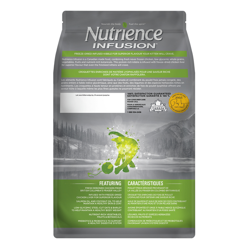 Nutrience Infusion Dry Cat Food Healthy Kitten Chicken 01