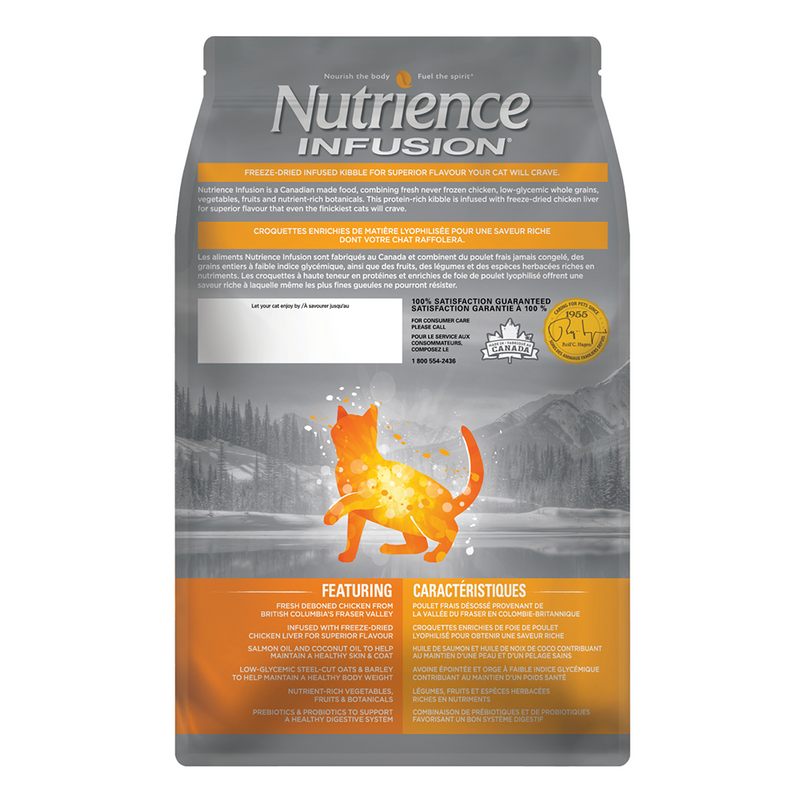 Nutrience Infusion Dry Cat Food Healthy Adult Chicken 01