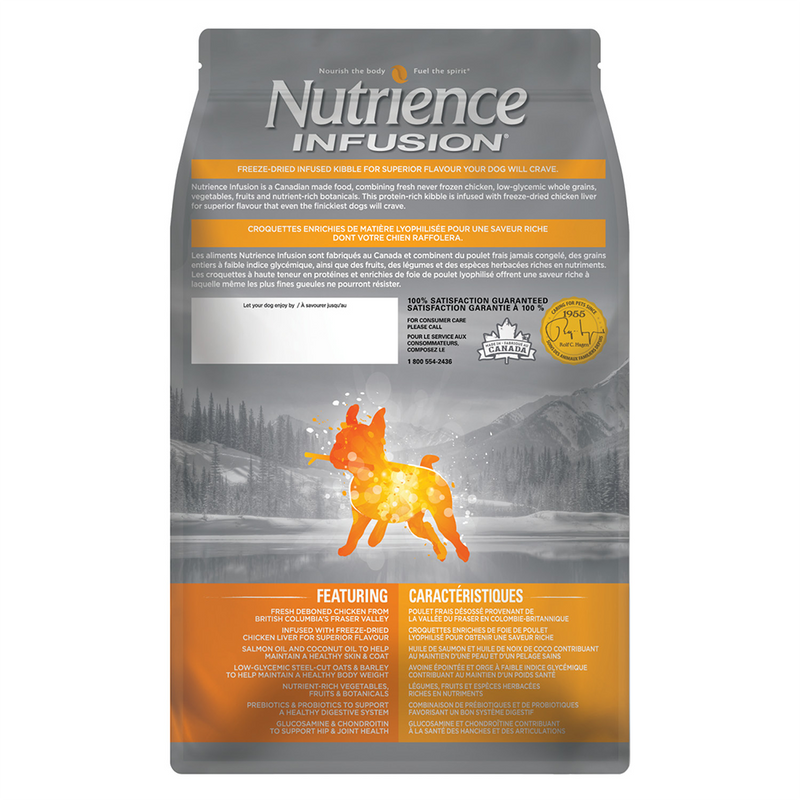 Nutrience Infusion Dry Dog Food Adult Small Breed Chicken 01