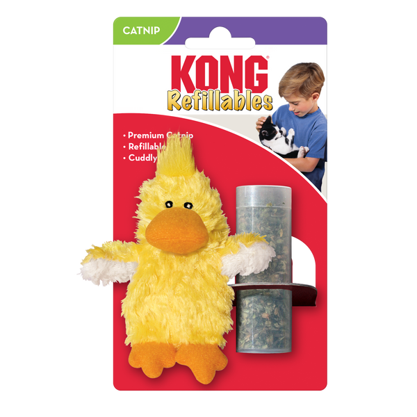 KONG Cat Toys Refillables Duckie 01