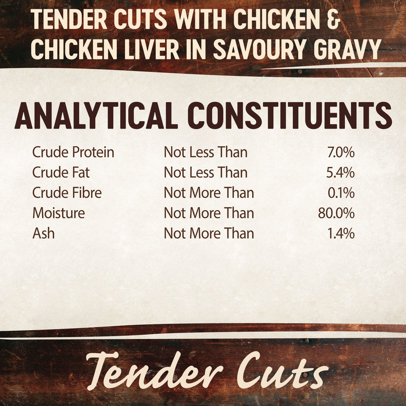 Wellness Core Wet Cat Food Tender Cuts With Chicken & Chicken Liver In Savoury Gravy