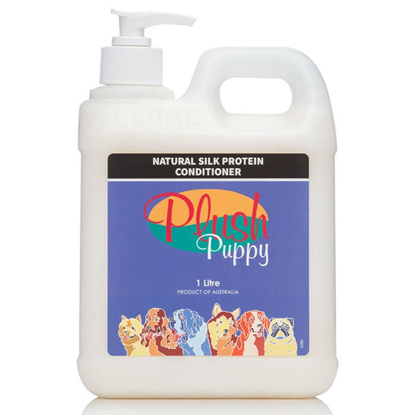 Plush Puppy Natural Silk Protein Conditioner Hydrate & Recover 1L
