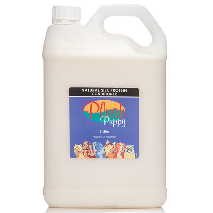 Plush Puppy Natural Silk Protein Conditioner Hydrate & Recover 5L