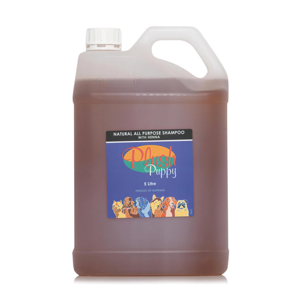 Plush Puppy Natural All Purpose Shampoo with Henna 5L