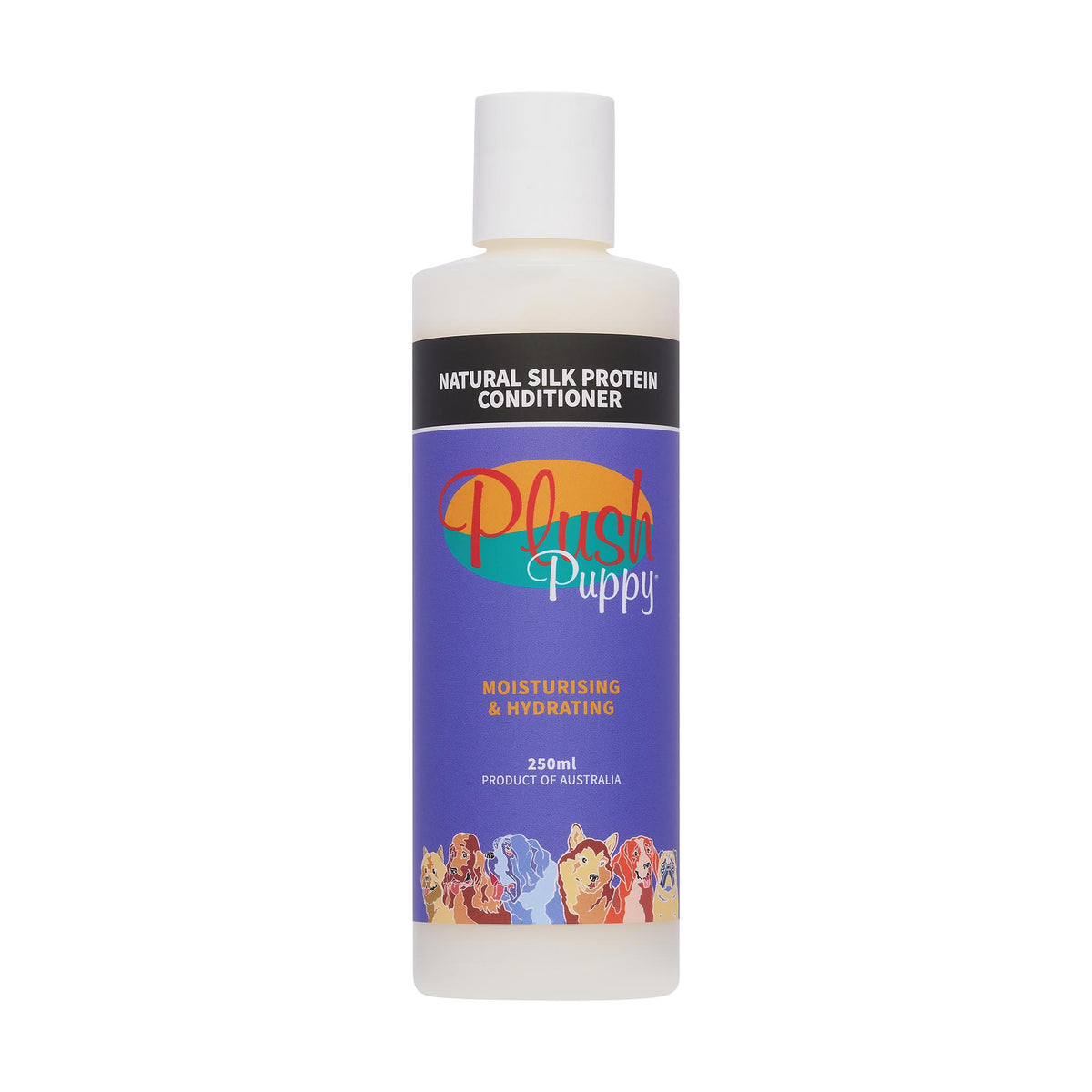 Plush Puppy Natural Silk Protein Conditioner 250ml – front of bottle
