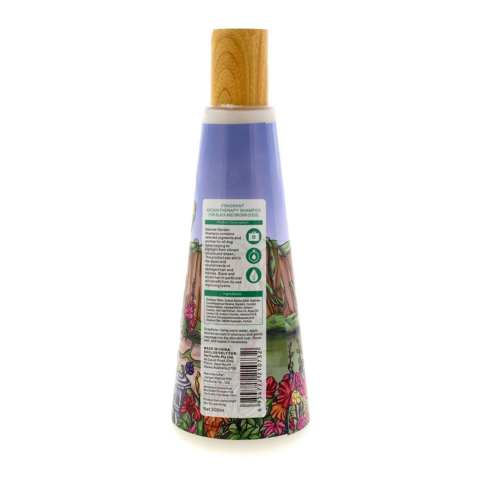 Natures Garden Aromatherapy Shampoo for Black/Brown Dogs